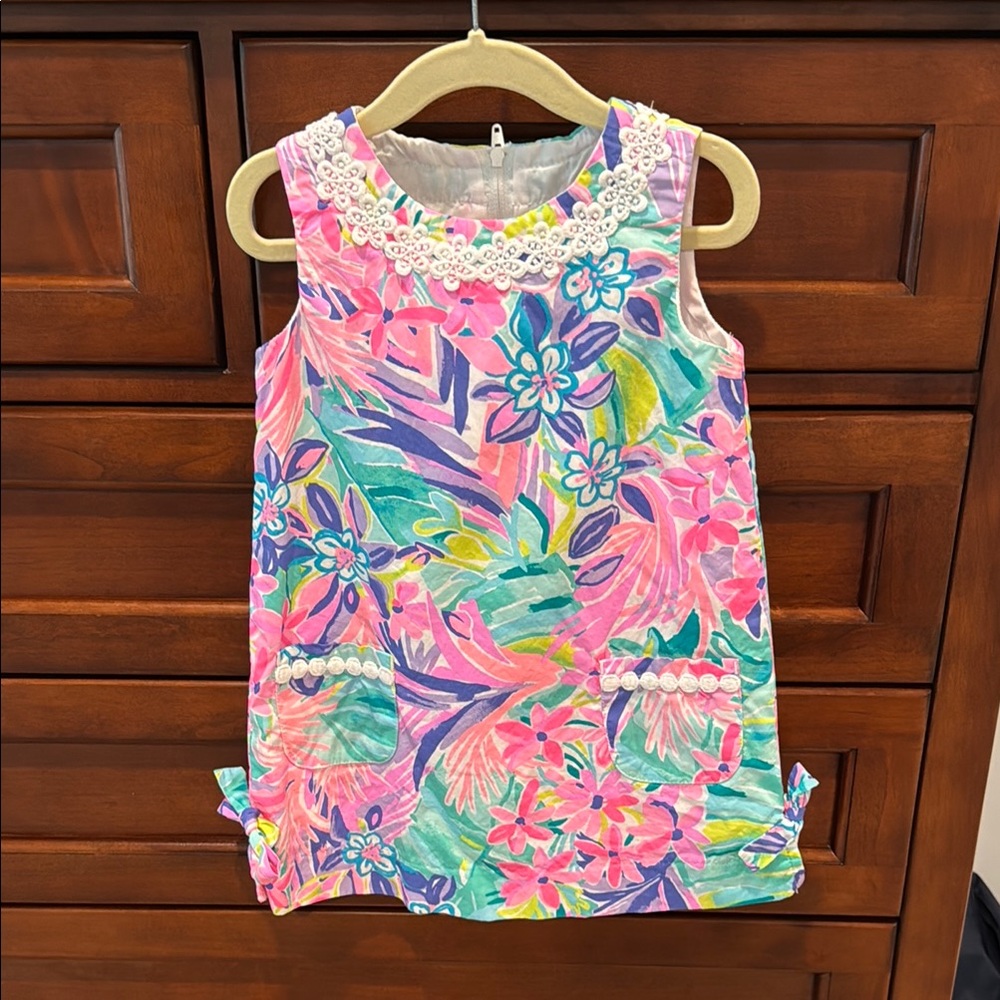 Colorful Floral Sleeveless Dress